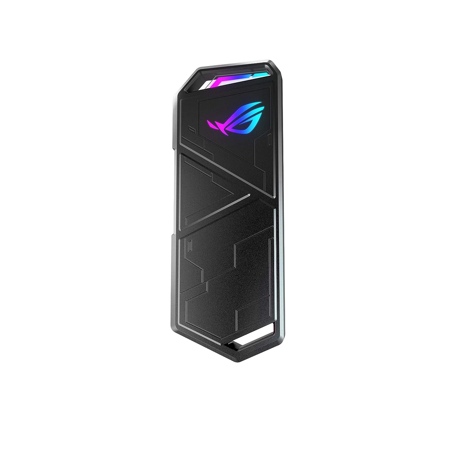 ASUS ROG Strix Arion Aluminum Alloy M.2 NVMe External SSD Holder Portable Enclosure Case, USB 3.2 Gen 2 Type-C (10 Gbps), USB-C to C and USB-C to A Cables